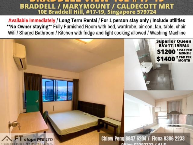 Room for rent in Braddell, Singapore