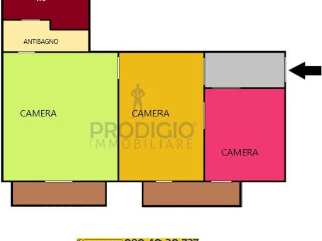 Appartamento in affitto a Contrada, Campania