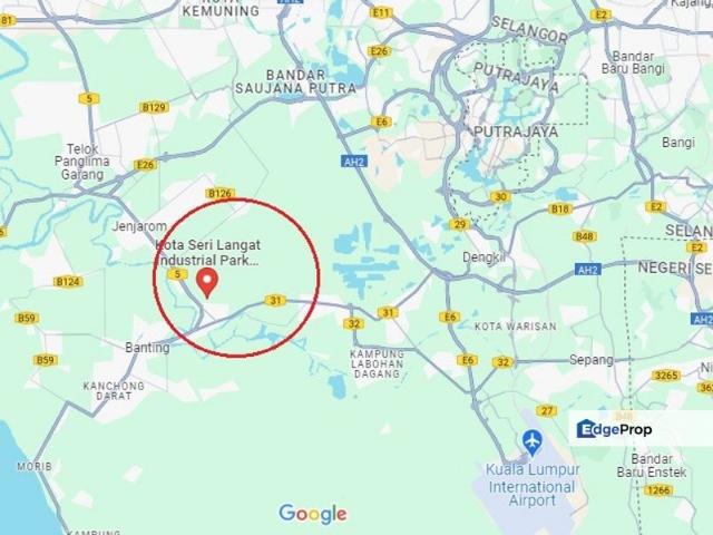 Warehouse for sale in Kuala Langat Power Plant (KLPP), Kampung RTB Bukit Changgang