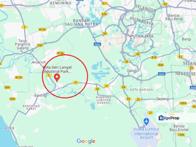 Warehouse for sale in Kuala Langat Power Plant (KLPP), Kampung RTB Bukit Changgang