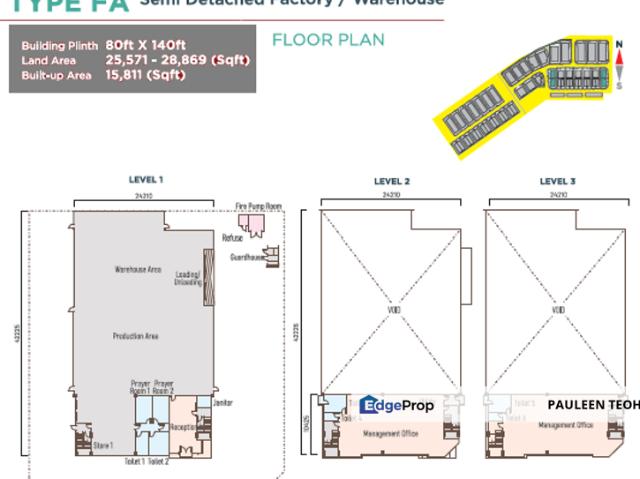 Warehouse for sale in Kuala Langat Power Plant (KLPP), Kampung RTB Bukit Changgang