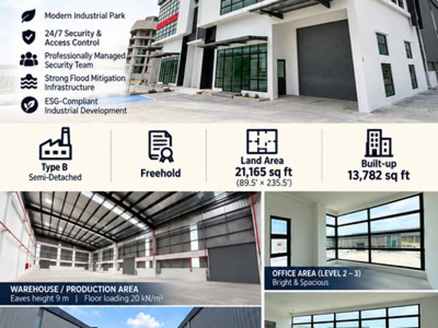Warehouse for rent in Kota Seri Langat, Kuala Langat