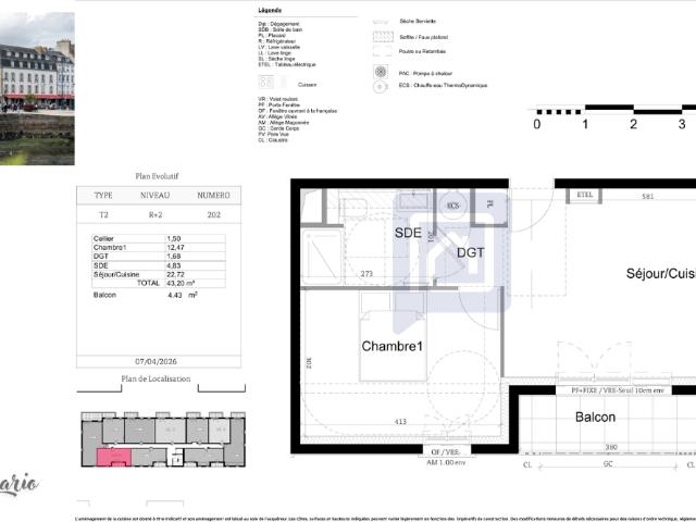 Appartement vente à Quimper, Bretagne