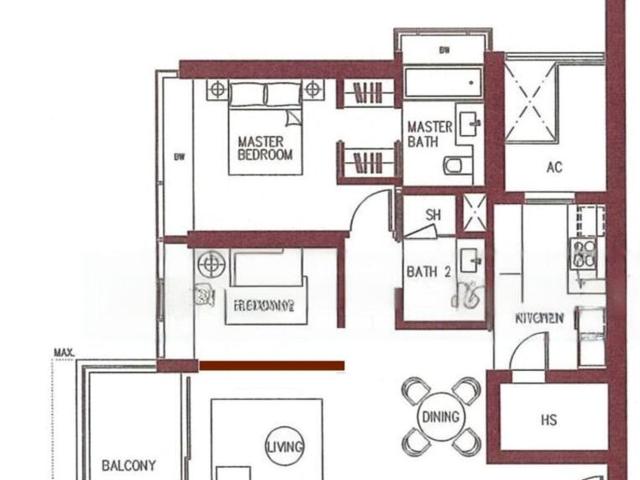 Apartment for sale in Bugis