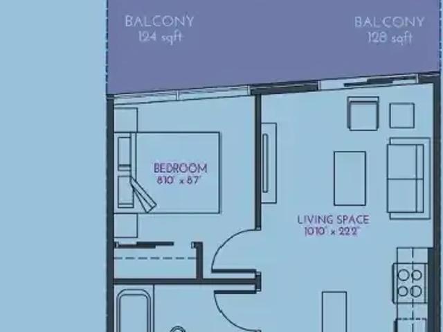 Condo for rent in Downtown East Village, Calgary