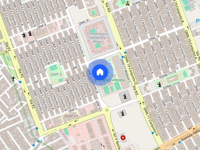 Apartamento aluguel em P Norte, Ceilândia