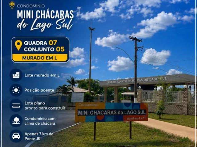 Terreno venda em Condomínio Mini Chácaras do Lago Sul, Paranoá