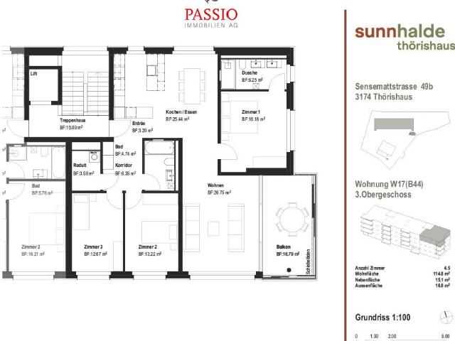 Apartment kaufen in Thörishaus, Köniz