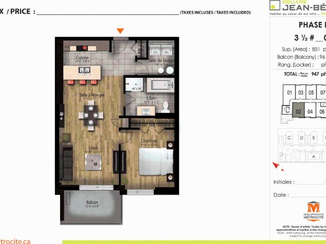 Apartment for rent in Chomedey, Quebec
