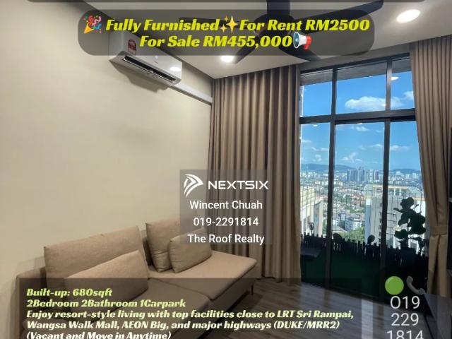 House for rent in Taman Sri Rampai, Kuala Lumpur