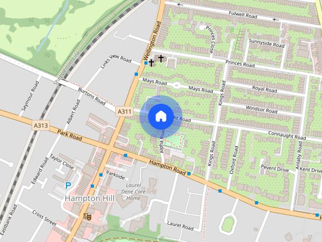 House for rent in Hampton Hill, Greater London