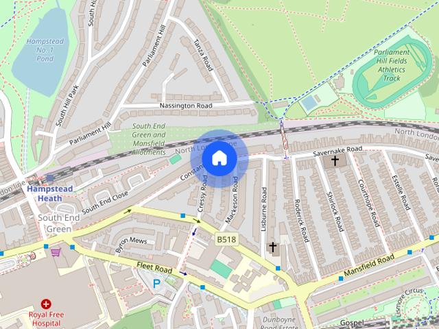 Apartment for rent in Gospel Oak, Greater London