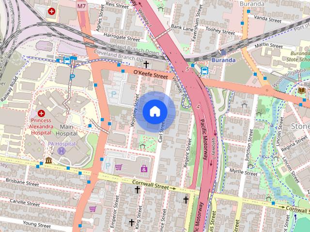 Apartment for rent in Buranda, Greater Brisbane
