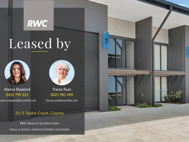 Warehouse for rent in Cooroy, Queensland