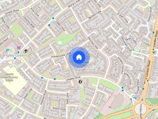 House for rent in Langley Green, Glynde