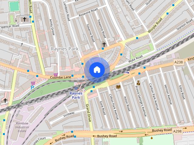 Apartment for rent in London Borough of Merton, Raynes Park