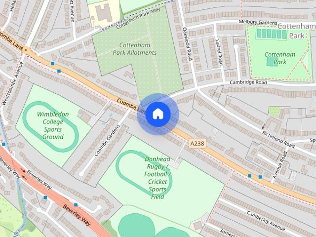 Apartment for rent in London Borough of Merton, Raynes Park