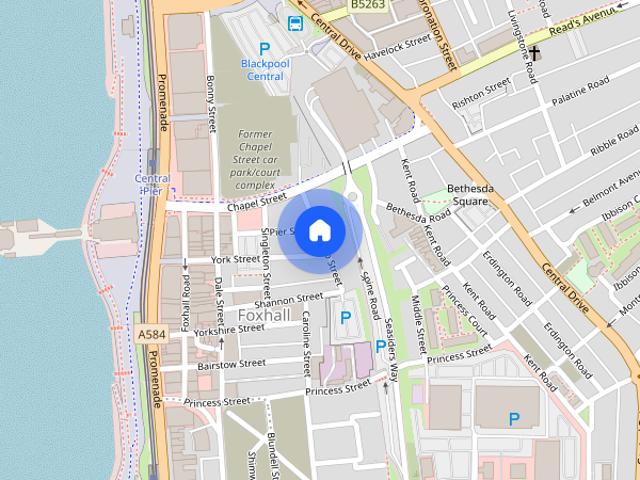 Apartment for rent in Foxhall, Blackpool