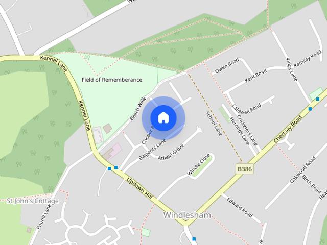 House for rent in Windlesham, Surrey Heath