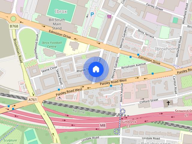 Apartment for rent in Ibroxholm, Ibrox