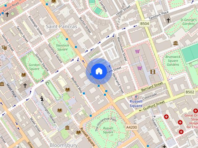 Apartment for rent in Bloomsbury, Saint Pancras