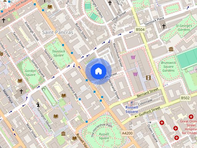 Apartment for rent in Bloomsbury, Saint Pancras