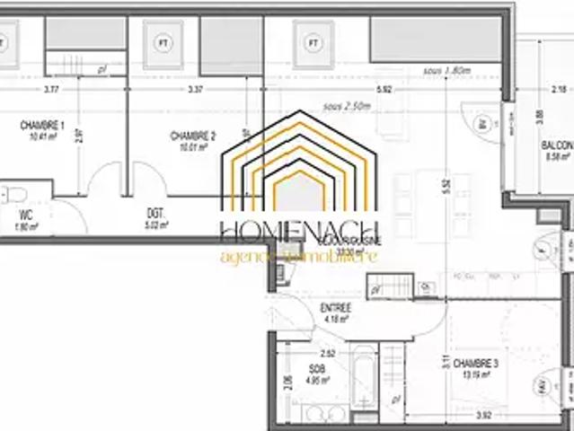 Appartement vente à La Tour-du-Pin, Corbelin