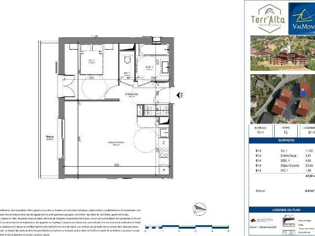 Appartement vente à Bonneville, Cordon
