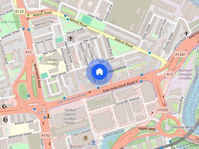 Apartment for rent in Aberfeldy Village, Blackwall