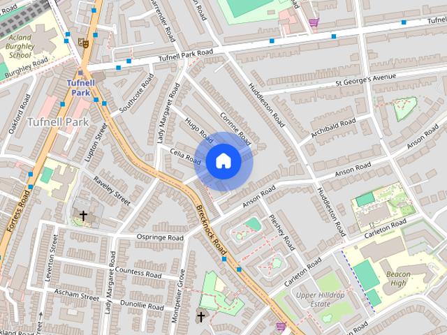 Apartment for rent in Tufnell Park, Archway