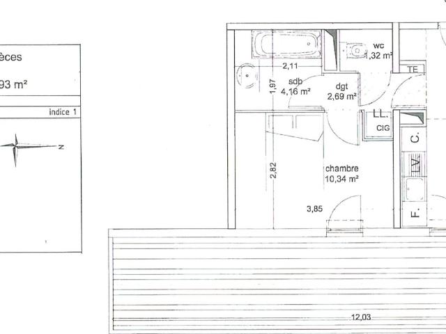 Appartement vente à Toulouse, Cornebarrieu
