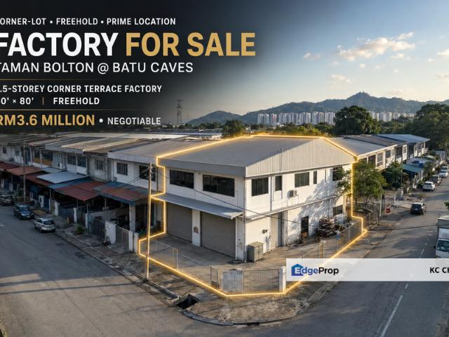 Warehouse for rent in Selayang, Selangor
