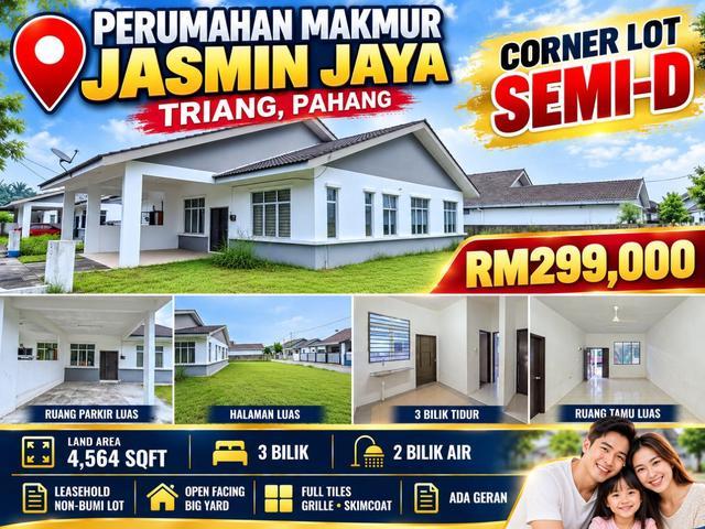 Residential House for sale in Bandar Triang, Bera