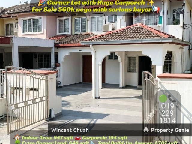 Townhouse for sale in Taman Setapak Indah, Kuala Lumpur