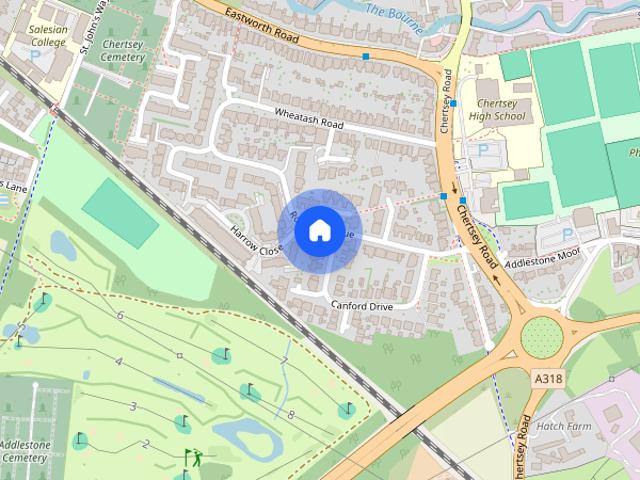 House for rent in Chertsey, Runnymede