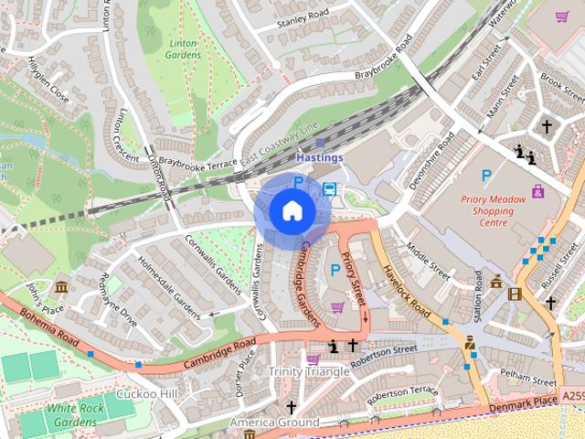 Apartment for rent in Trinity Triangle, Hastings