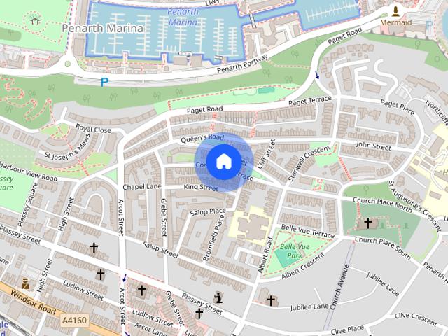 House for rent in Penarth Marina, Penarth