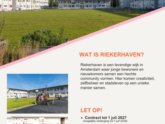 Appartement te huur in Startblok Riekerhaven, Amsterdam
