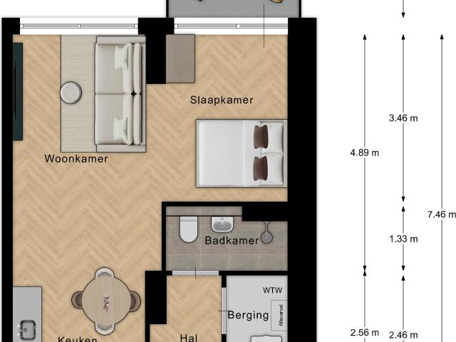 Appartement te huur in Zaandam, Noord Holland
