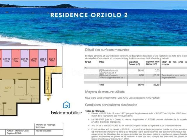 Appartement vente à Ajaccio, Pietrosella