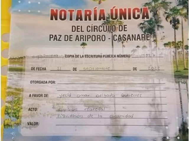 Cortijo de alto standing en venta Municipio Hato Corozal, Departamento de Casanare