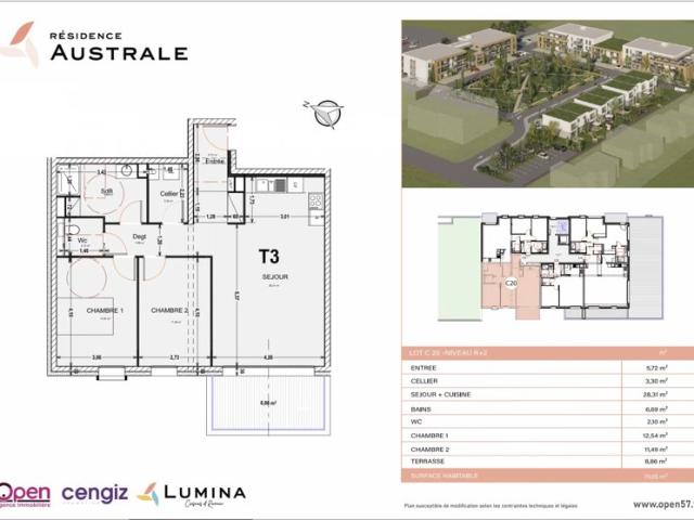 Appartement vente à Val-de-Briey, Cosnes-et-romain