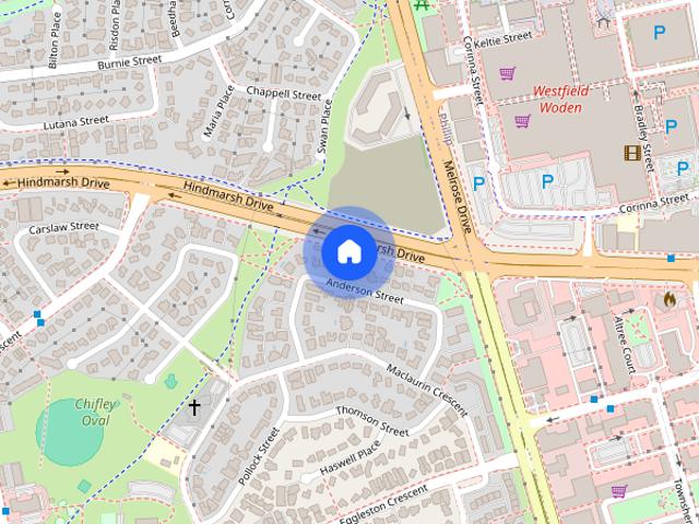 Room for rent in Chifley, District of Woden Valley