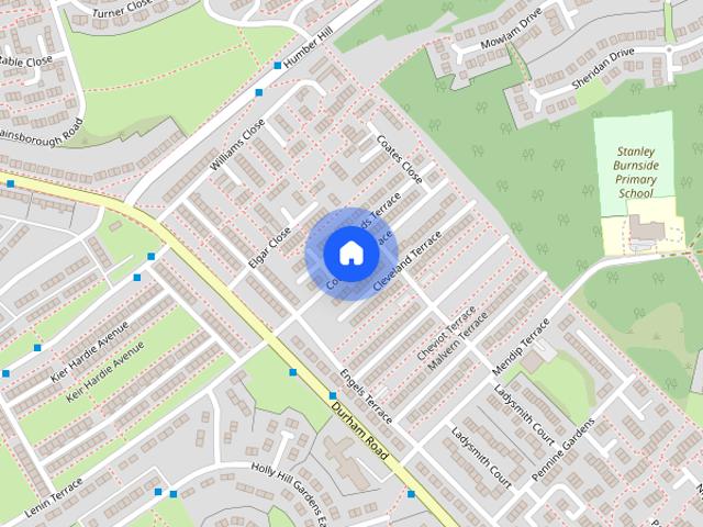 House for rent in Quaking Houses, Stanley