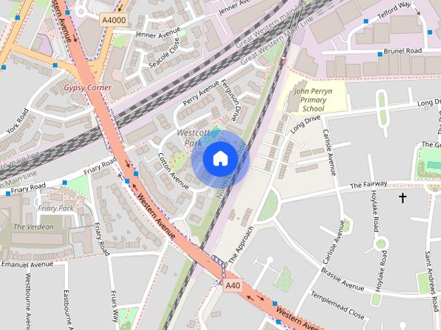 Apartment for rent in London Borough of Ealing, Park Royal