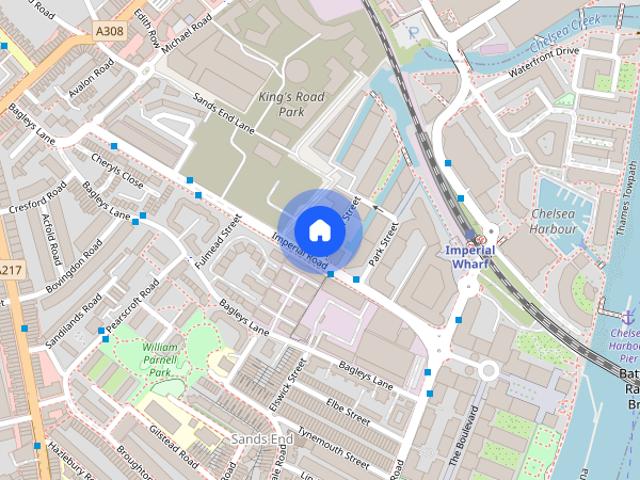 Apartment for rent in Chelsea Creek, Greater London