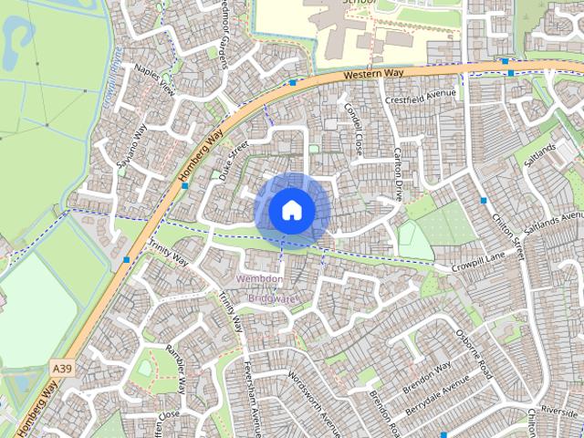 House for rent in West Bridgwater, Durleigh & Haygrove, Chilton Trinity