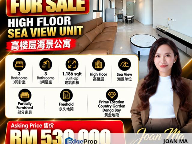 Condominium for sale in Country Garden Danga Bay, Johor Bahru
