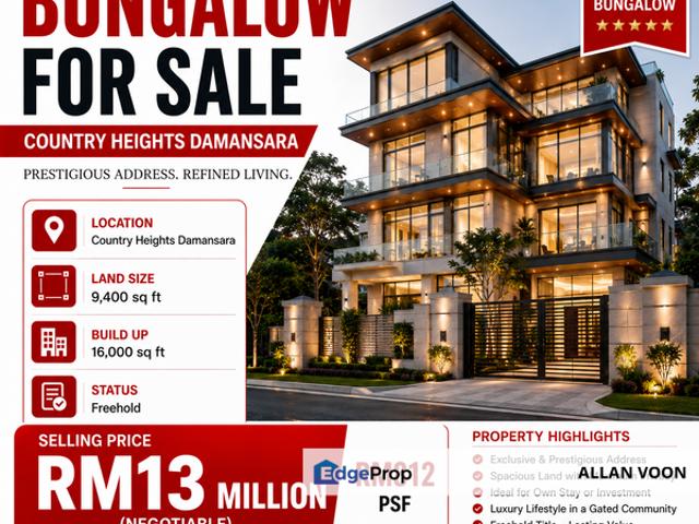 House for sale in Country Heights Damansara, Kuala Lumpur