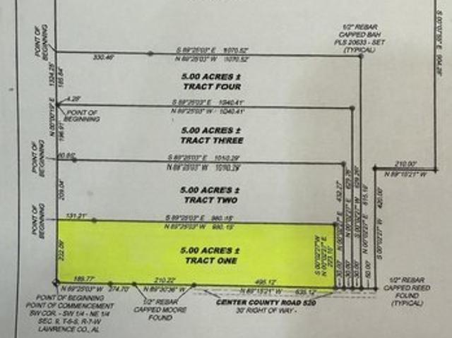 Land for sale in Moulton, Alabama